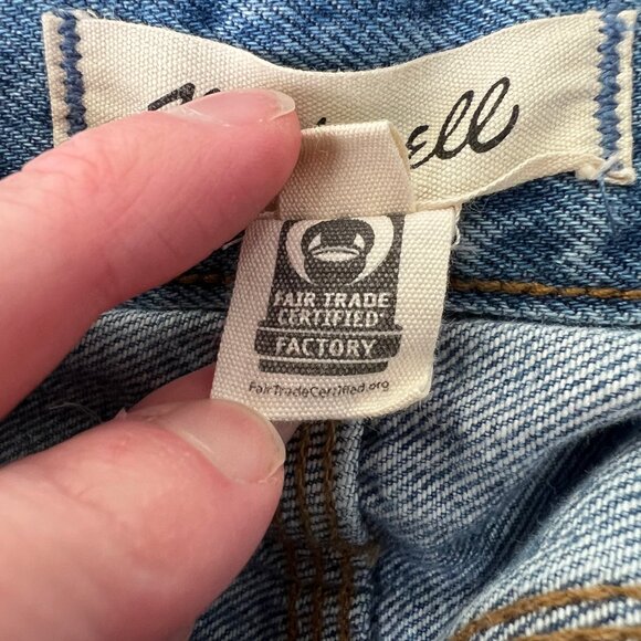 Madewell Perfect Vintage Straight Jean Carpenter Cargo Denim High Rise Workwear - Picture 7 of 13